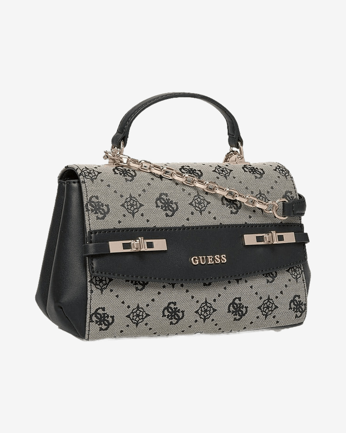 MELINDA LOGO TOP HANDLE FLAP