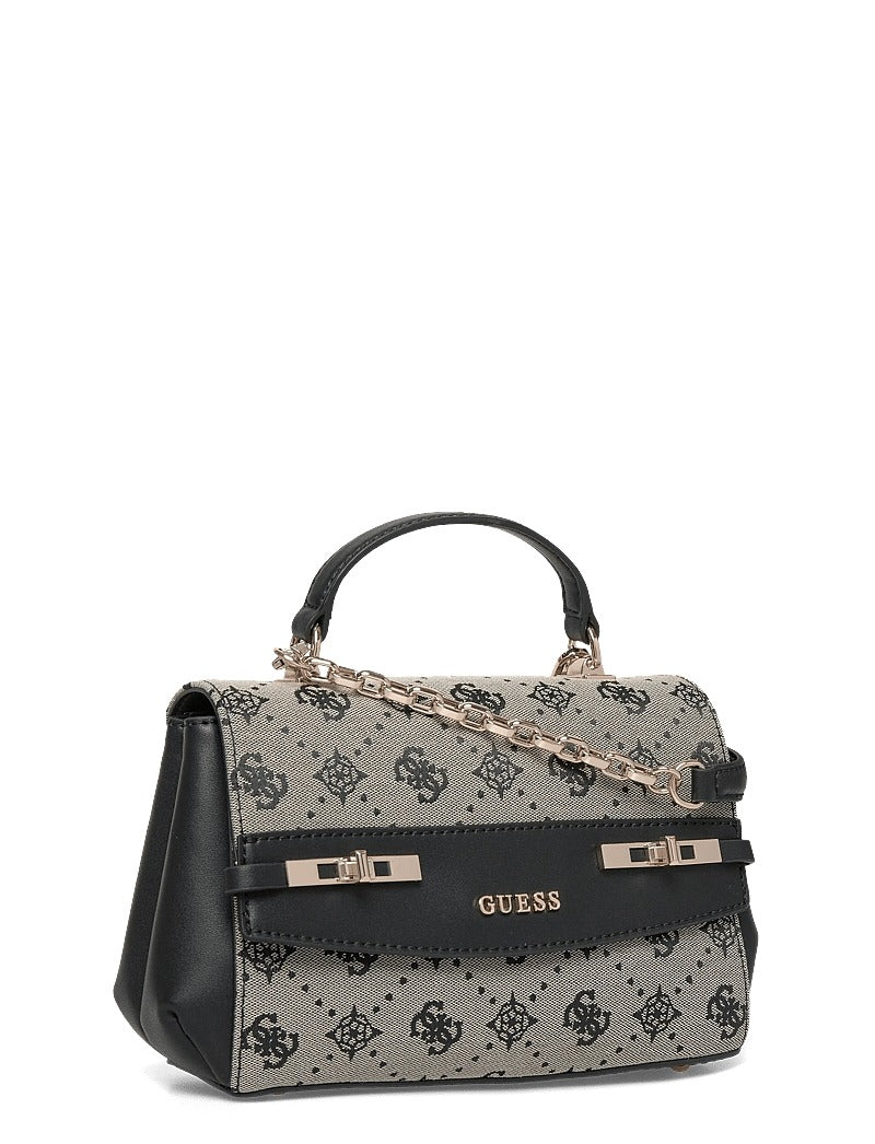 MELINDA LOGO TOP HANDLE FLAP
