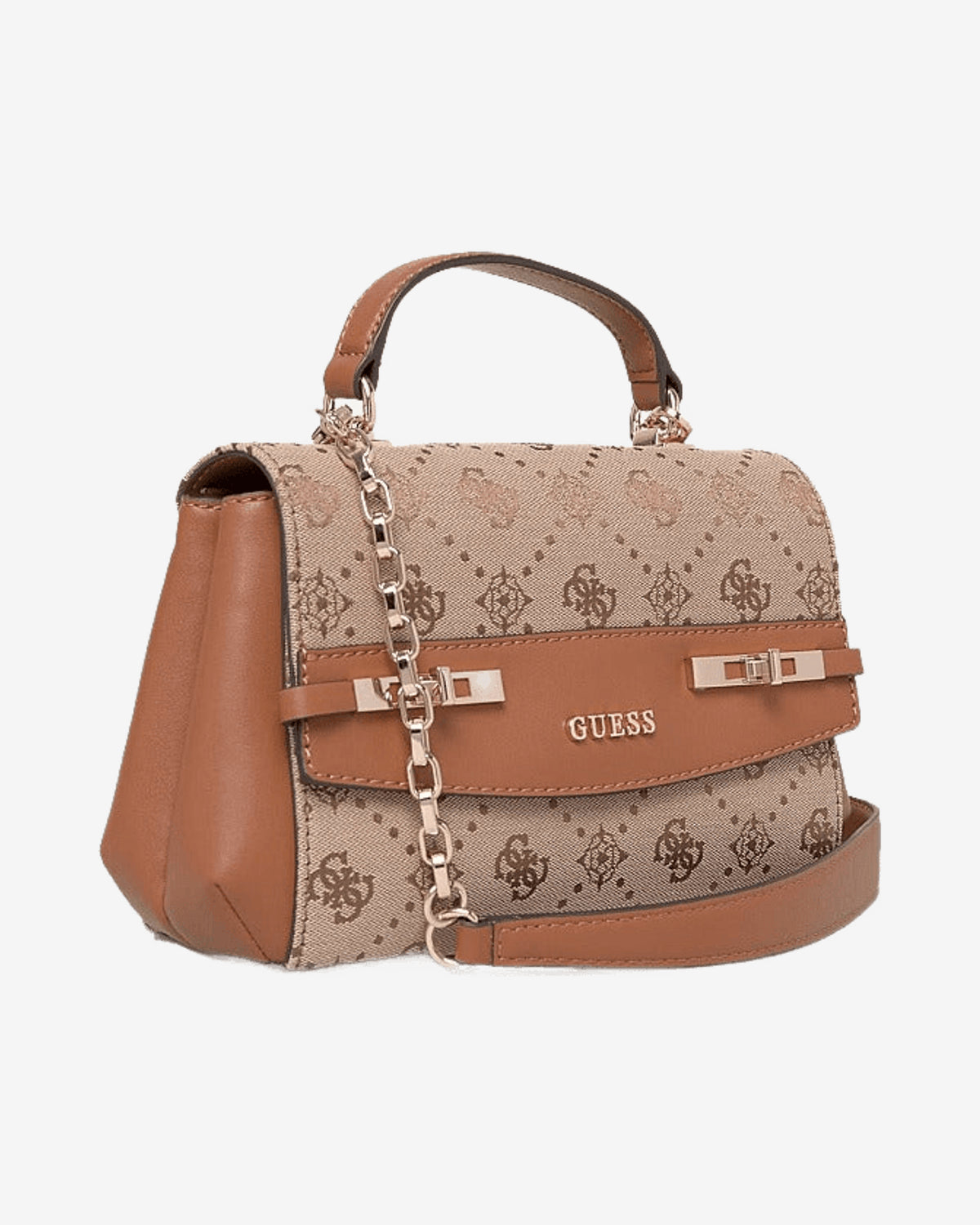 MELINDA LOGO TOP HANDLE FLAP