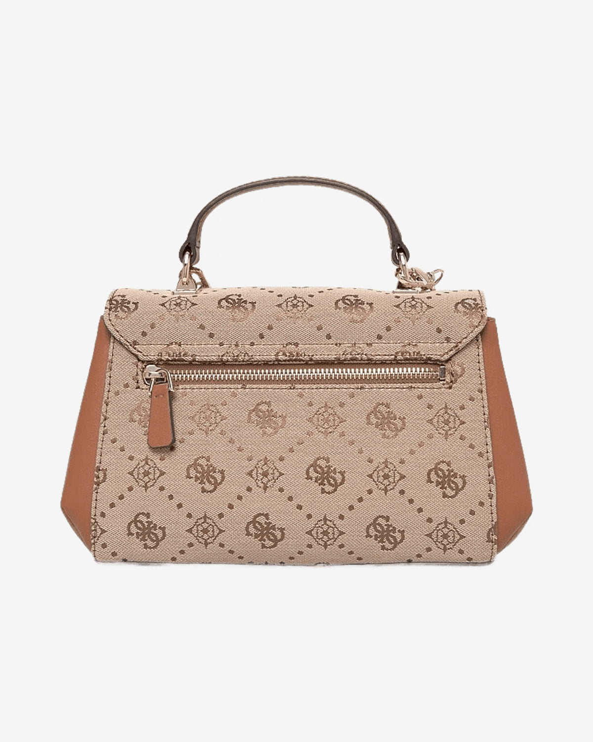 MELINDA LOGO TOP HANDLE FLAP