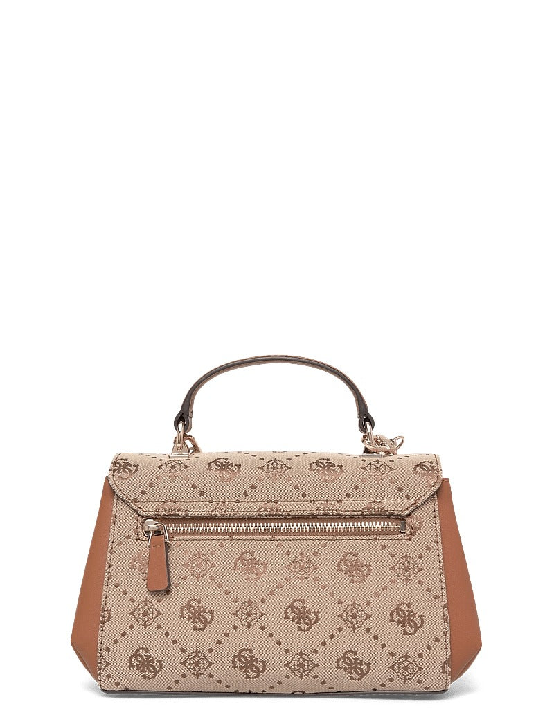 MELINDA LOGO TOP HANDLE FLAP