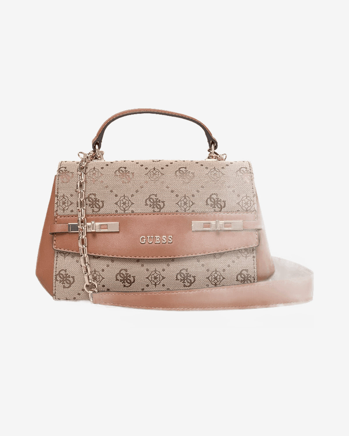 MELINDA LOGO TOP HANDLE FLAP