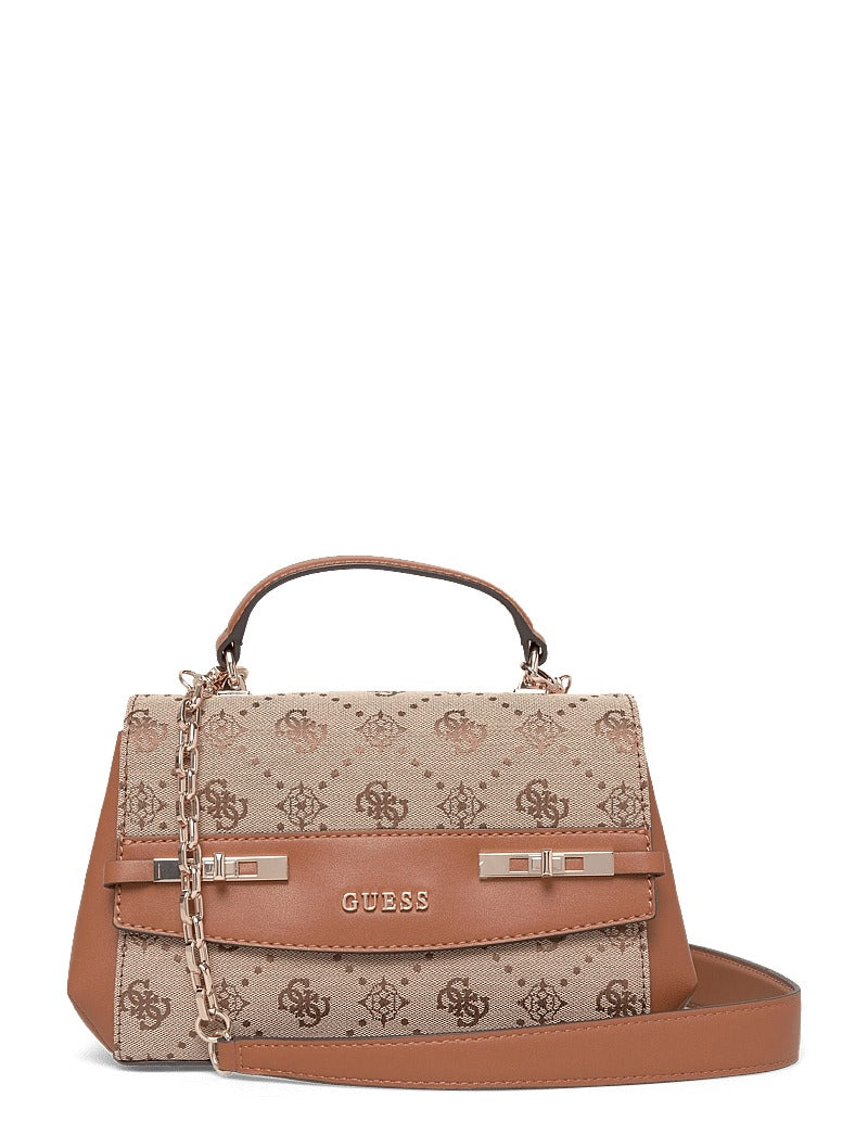 MELINDA LOGO TOP HANDLE FLAP