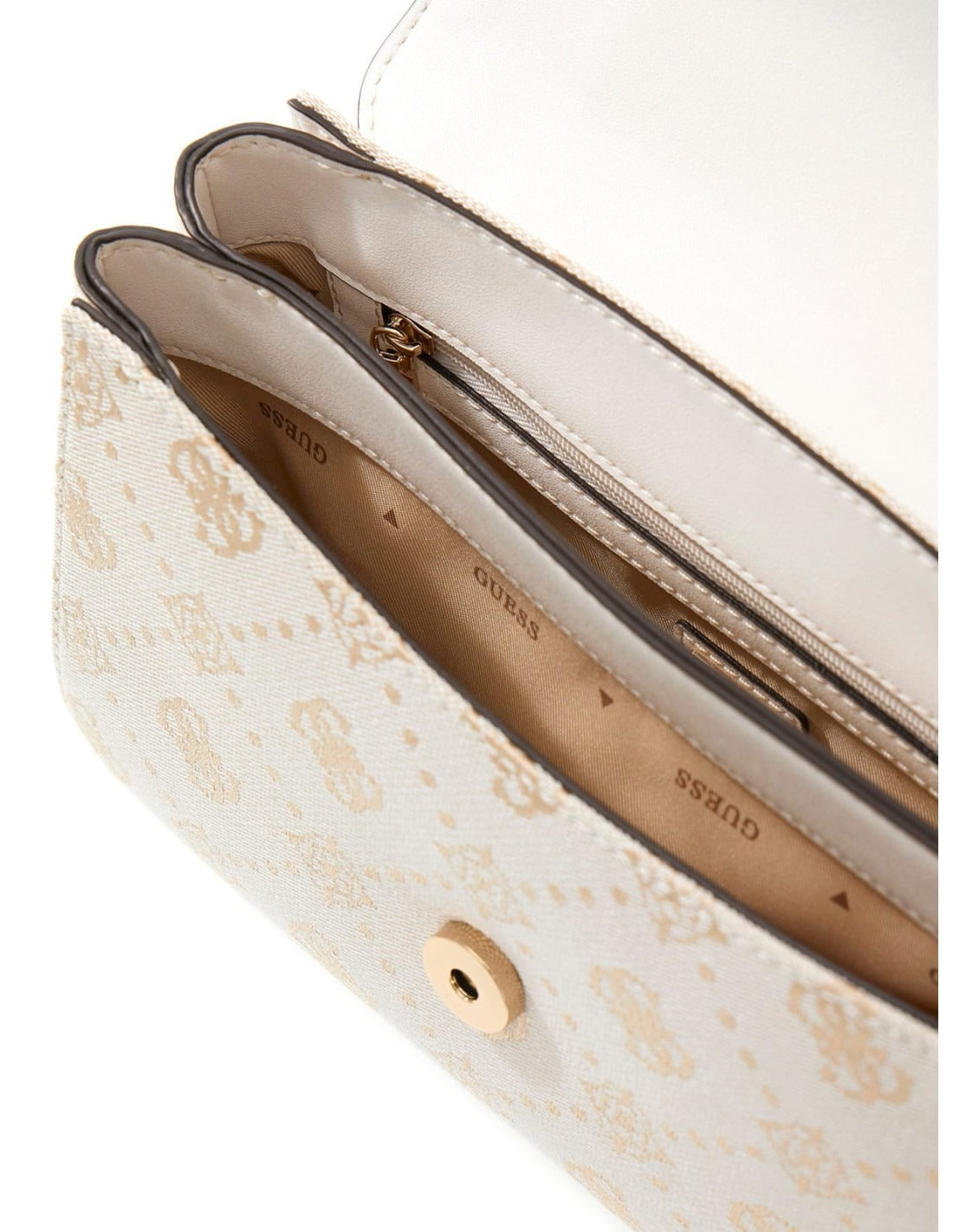 MELINDA LOGO TOP HANDLE FLAP