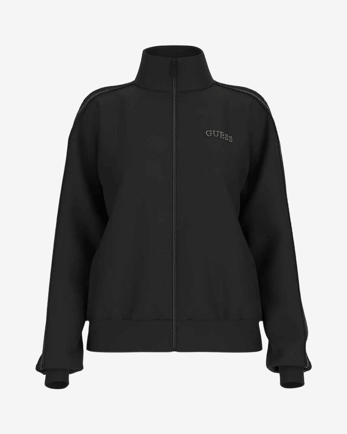 Felpa Guess Octavia Collo Alto Zip