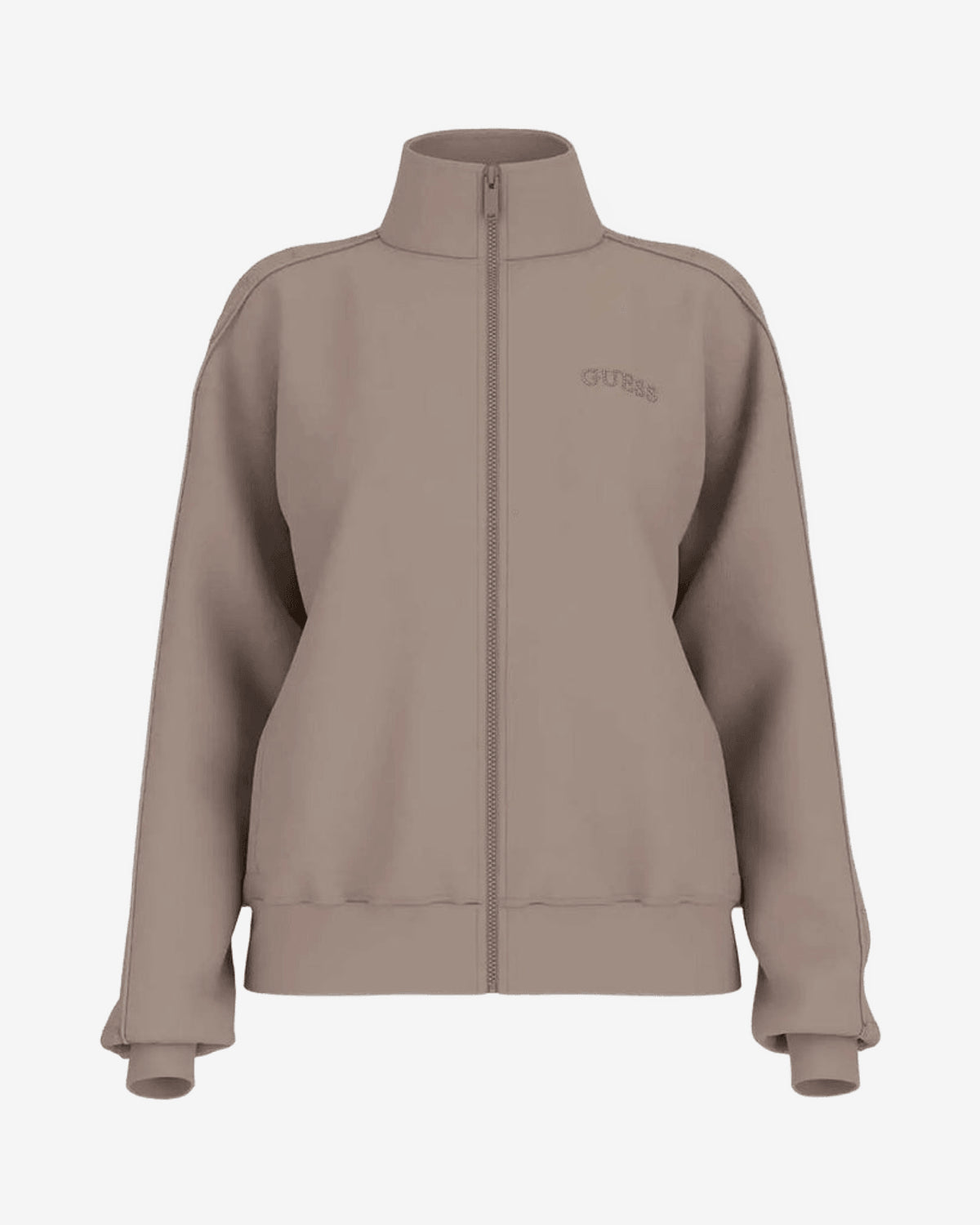 Felpa Guess Octavia Collo Alto Zip