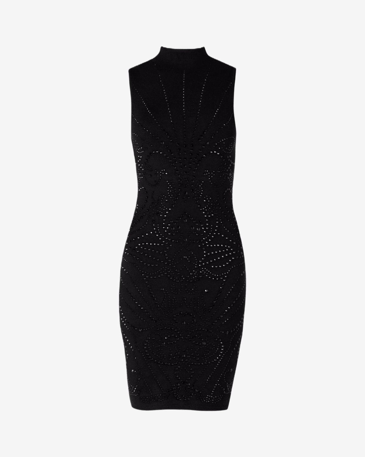 Vestiti RHINESTONE BODYCON MINI SWEATER DRESS