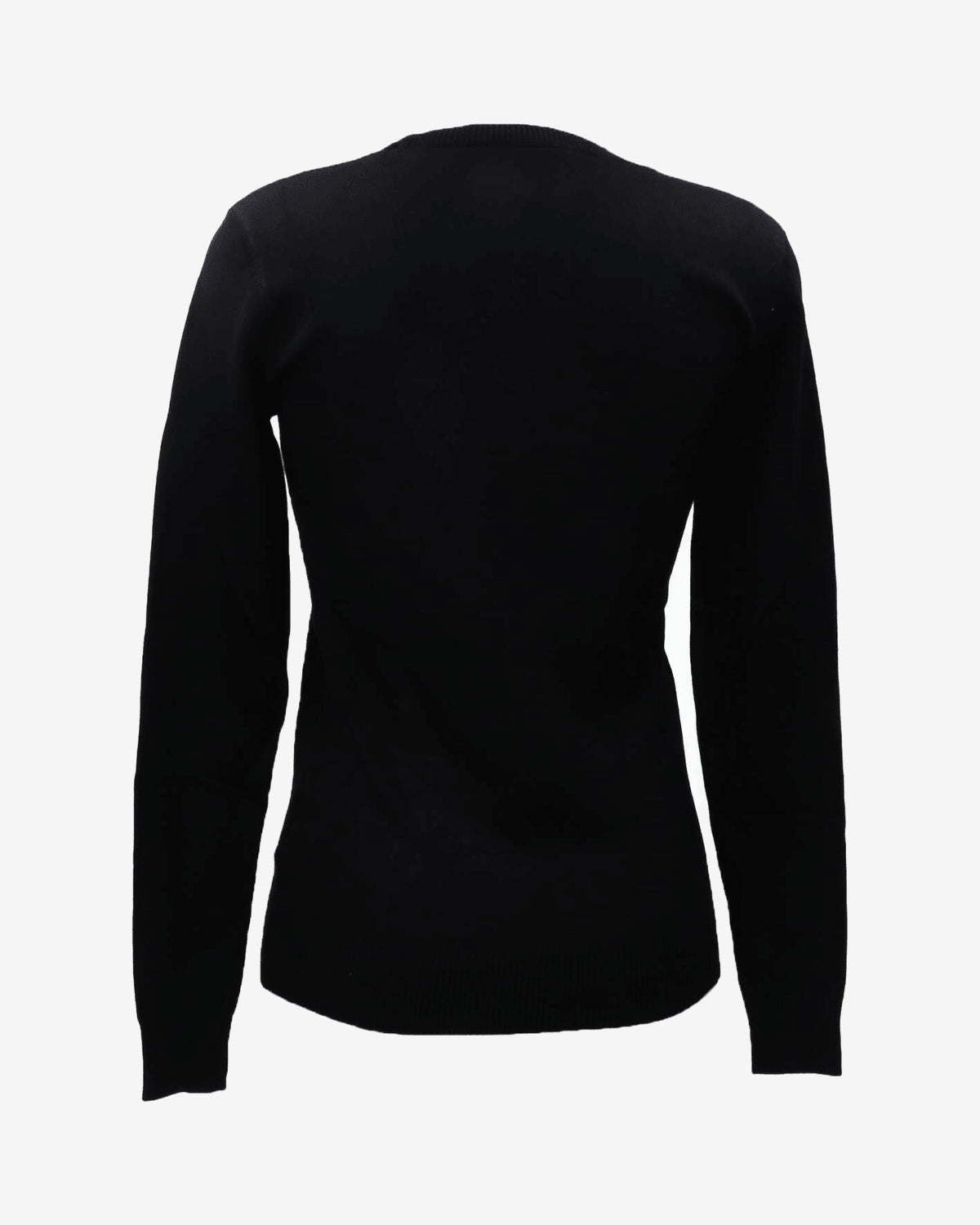 Guess Maglione Logo Strass Nero Donna
