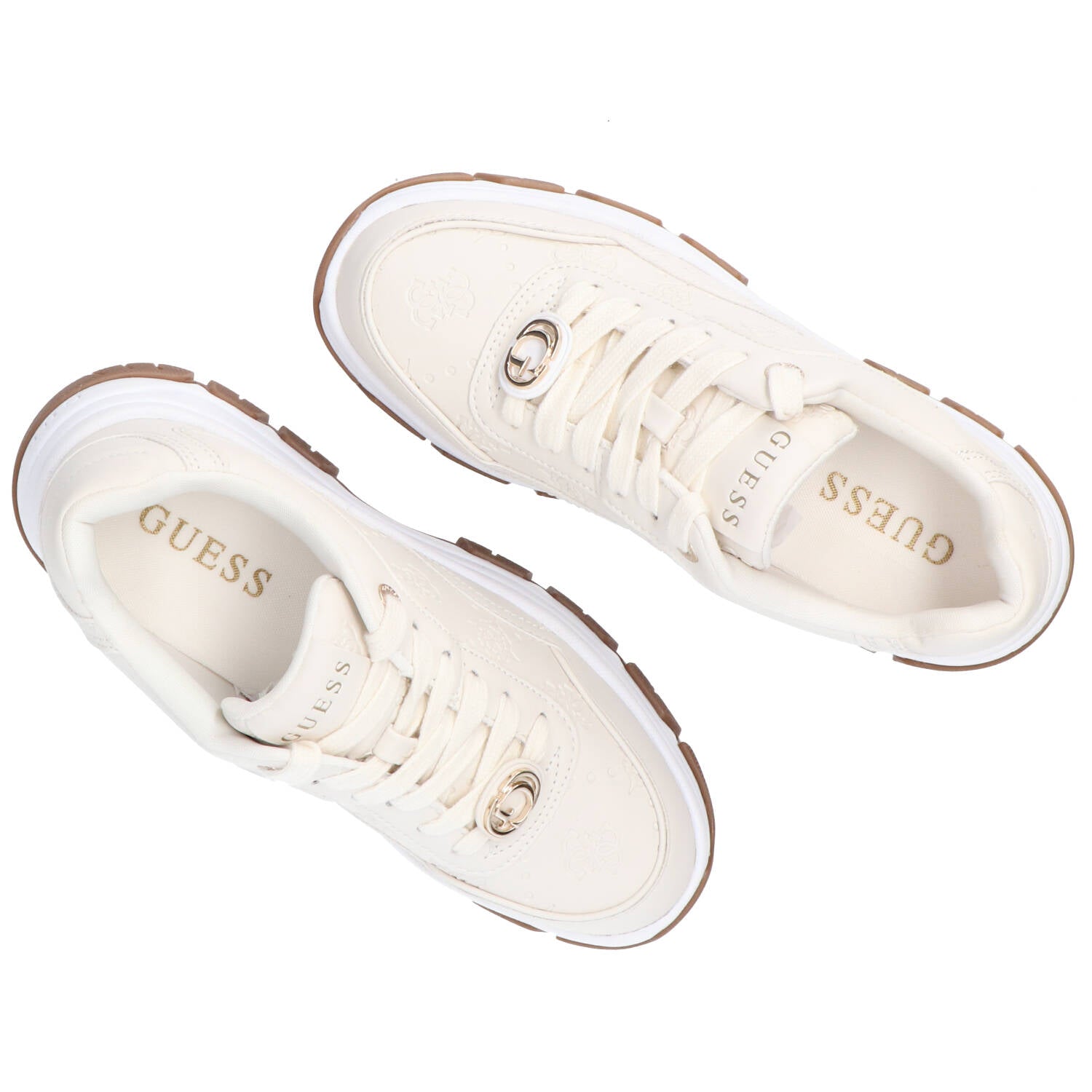 Sneakers Guess Berrett2 Beige Donna