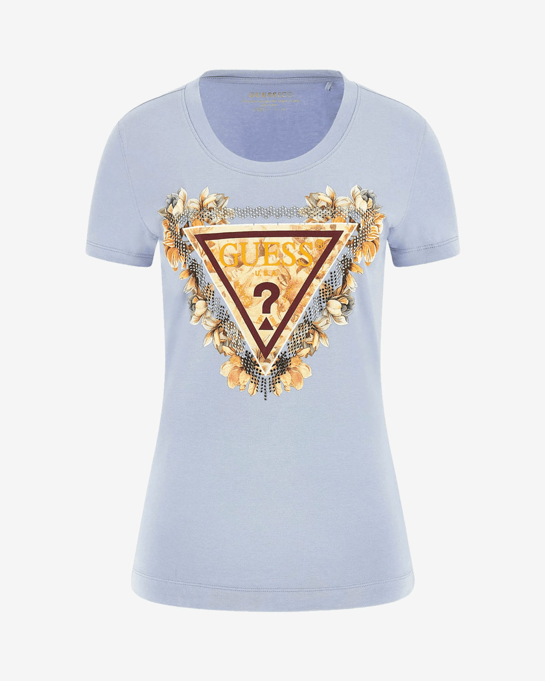 T-shirt SS TRIANGLE FLOWERS TEE - foto indossata