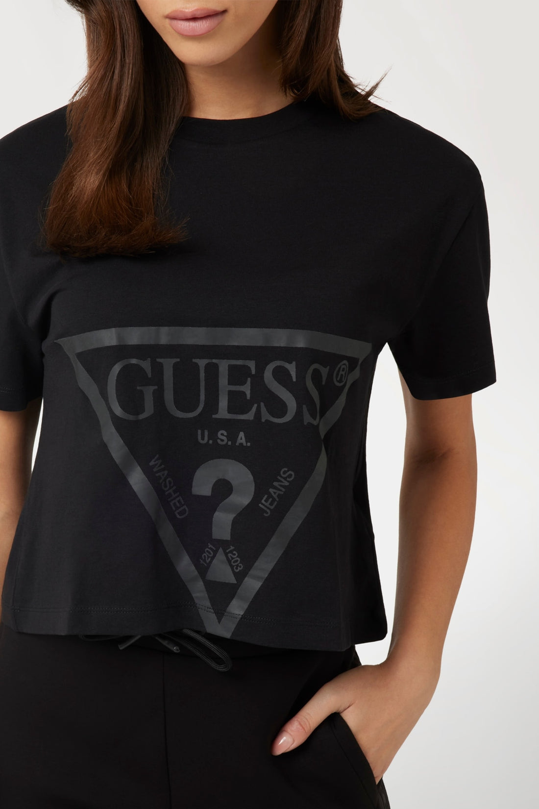 T-shirt Guess V2YI06K8HM0 ADELE CROP