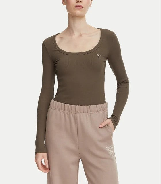 Maglia Guess V4BP07K8RT2 COLETTE LS RIB TOP