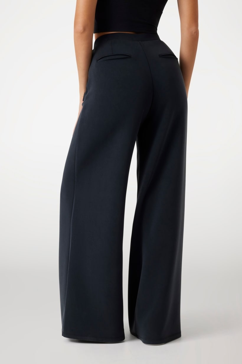 Pantaloni Guess V4YB07KCAY2 OLYMPE WIDE LEG PANTS