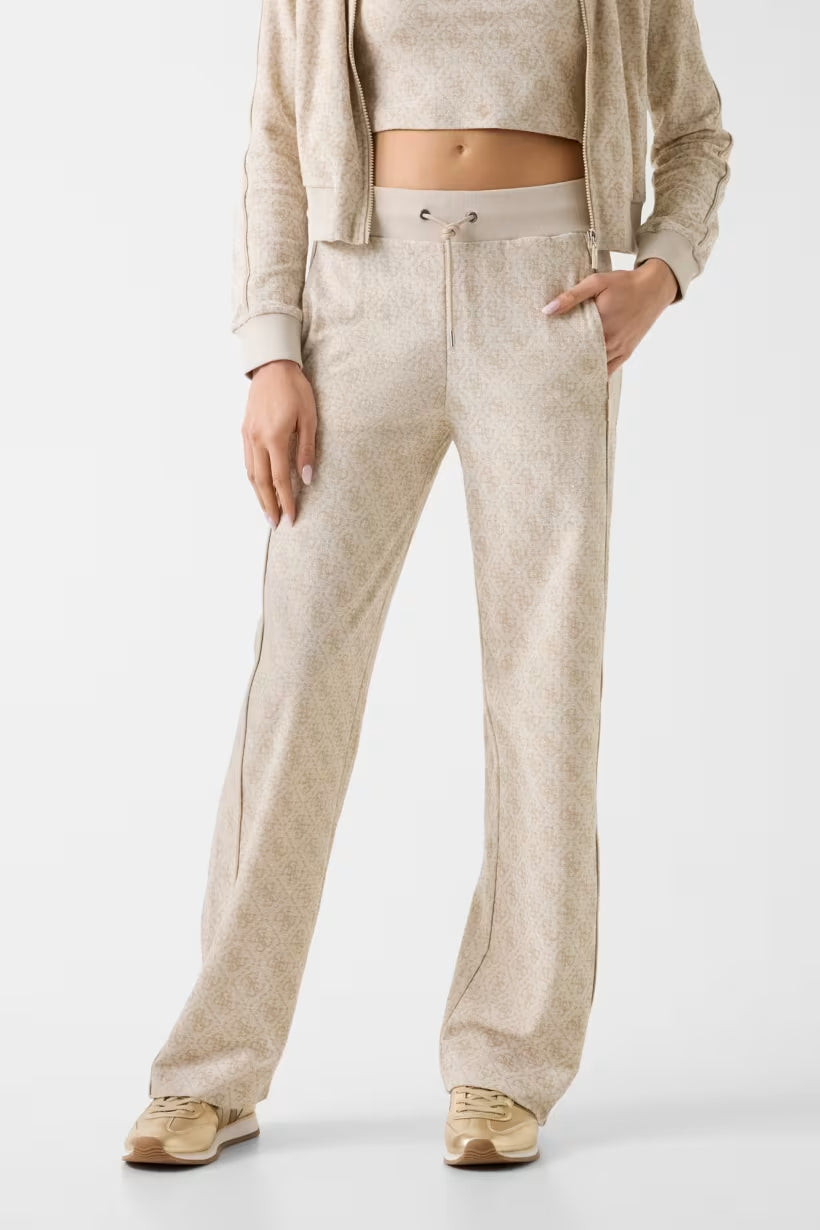 Pantaloni Guess V6YB02K4783 4G ALLOVER JACQUARD WIDE LEG P
