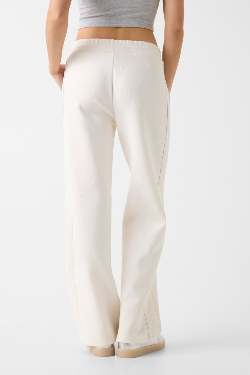 Pantaloni Guess V6YB10K4295 CALISTA 4G WIDE LEG PANTS