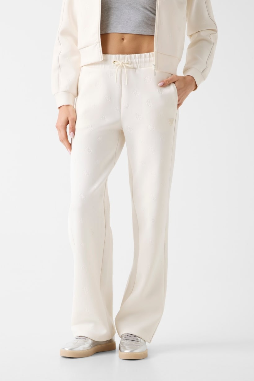Pantaloni Guess V6YB10K4295 CALISTA 4G WIDE LEG PANTS