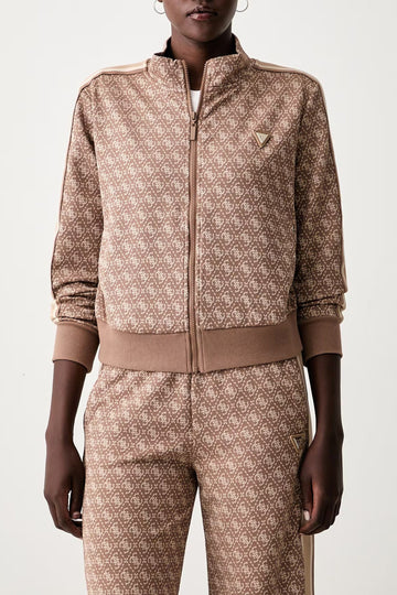 Felpe Guess V6YQ28K5183 4G ALLOVER JACQUARD FULL ZIP