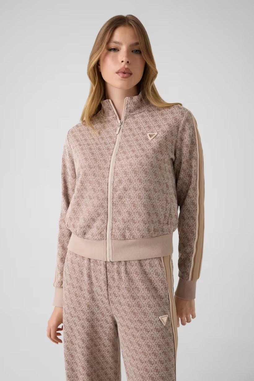 Felpe Guess V6YQ28K5183 4G ALLOVER JACQUARD FULL ZIP