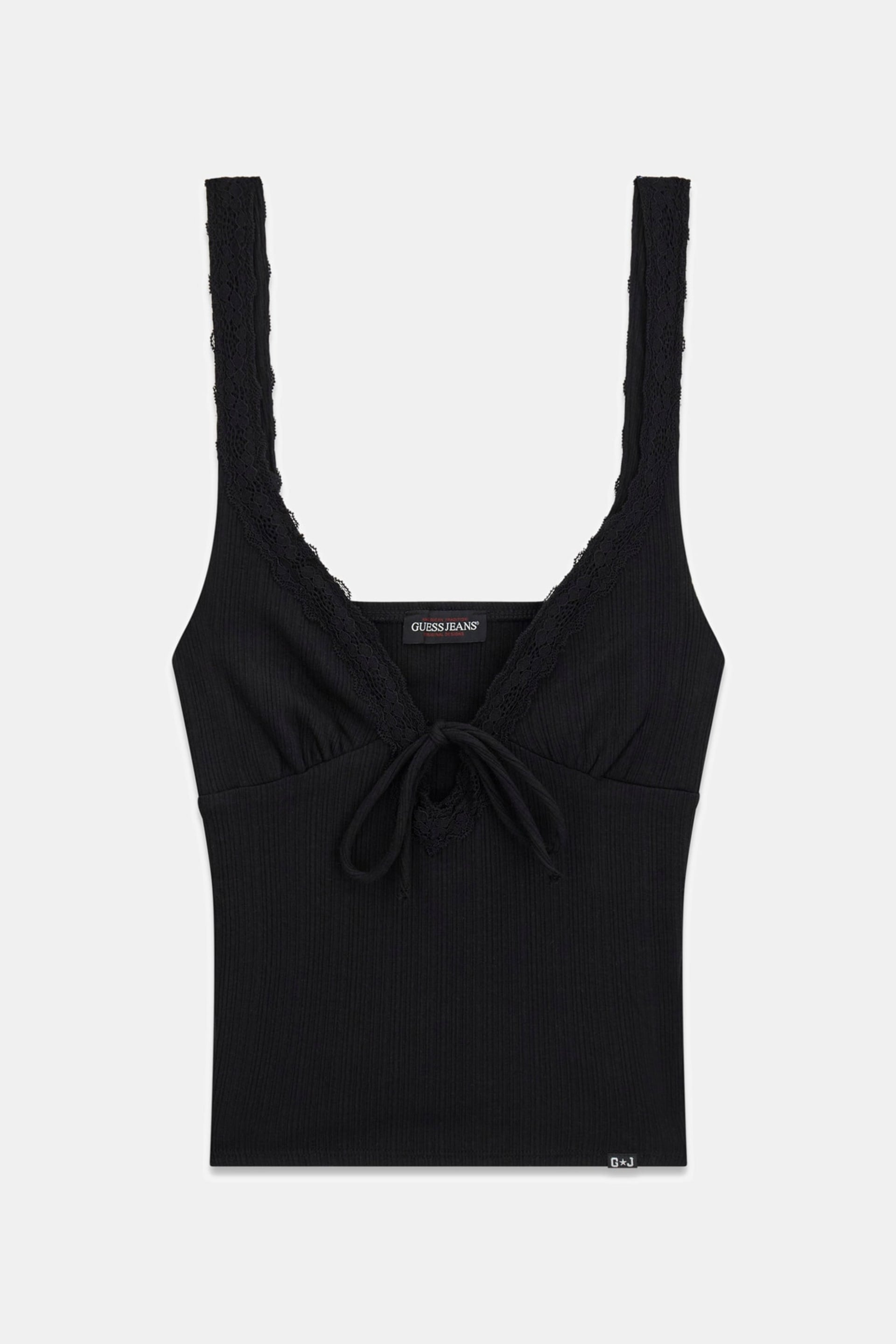 Top Guess W6GPB1KF641 GJ FASHION RIB LACE TOP