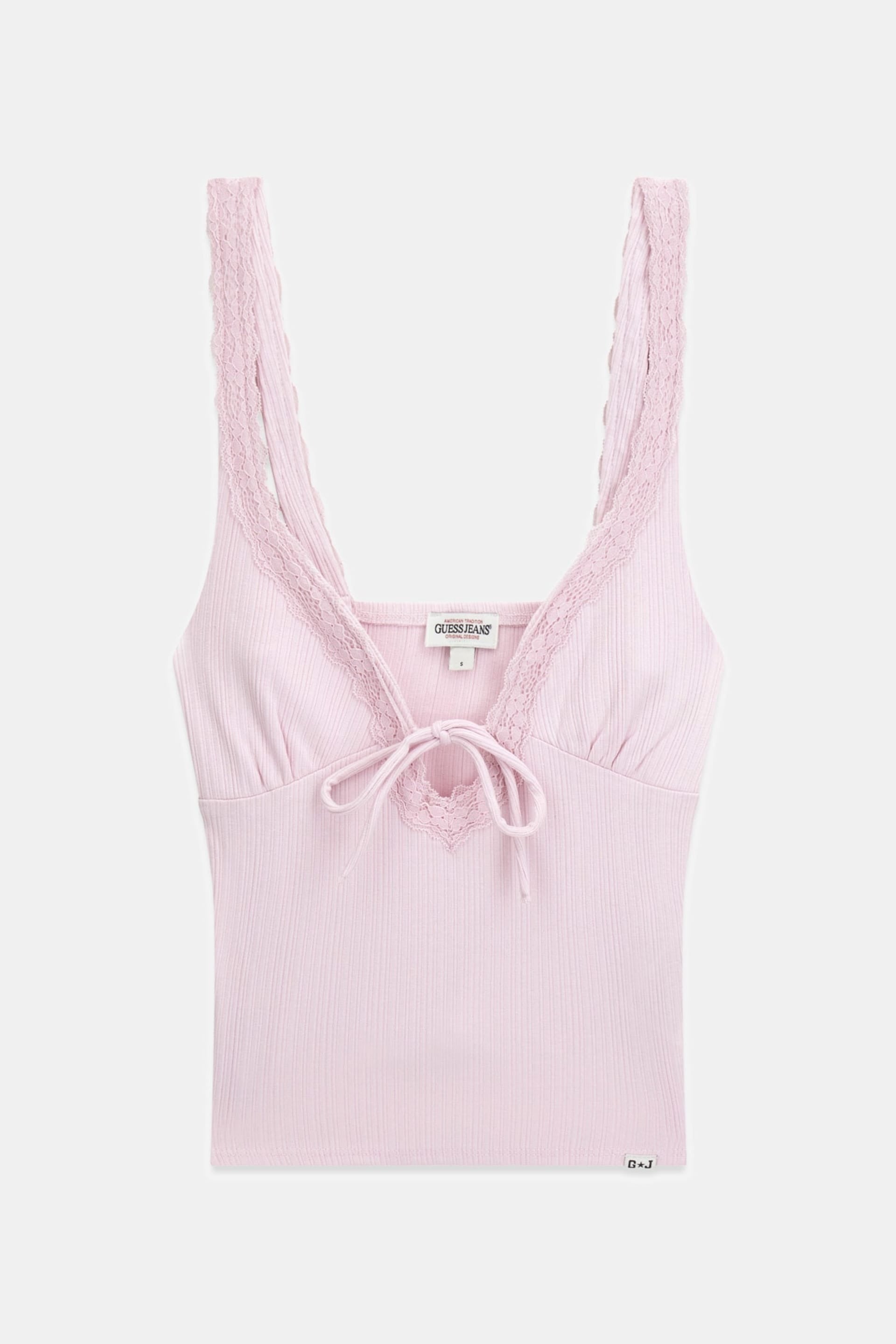 Top Guess W6GPB1KF641 GJ FASHION RIB LACE TOP