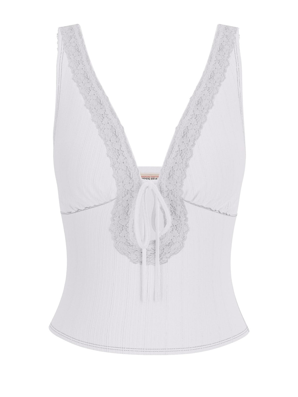 Top Guess W6GPB1KF641 GJ FASHION RIB LACE TOP