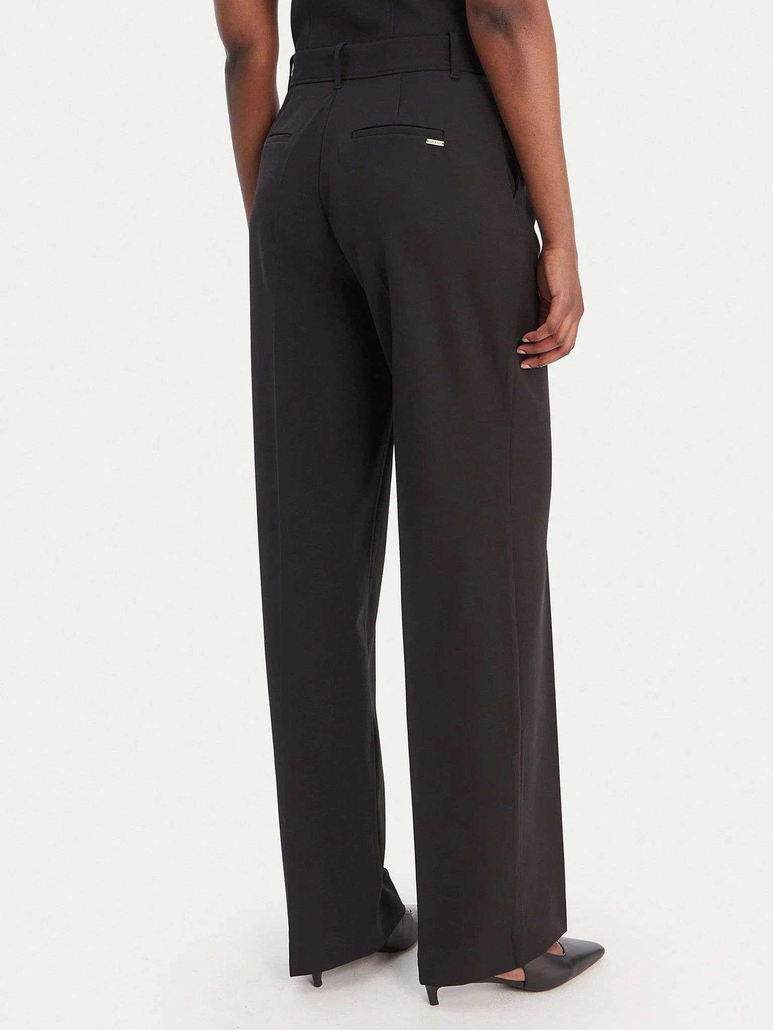 Pantaloni Guess W6RB02WH9Y2 NAUSICA WIDE LEG PANT