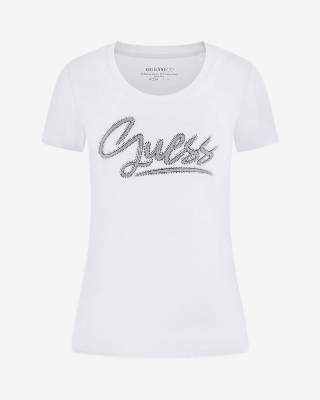 W6RI24J1314 SS CN SCRIPT TEE - foto indossata