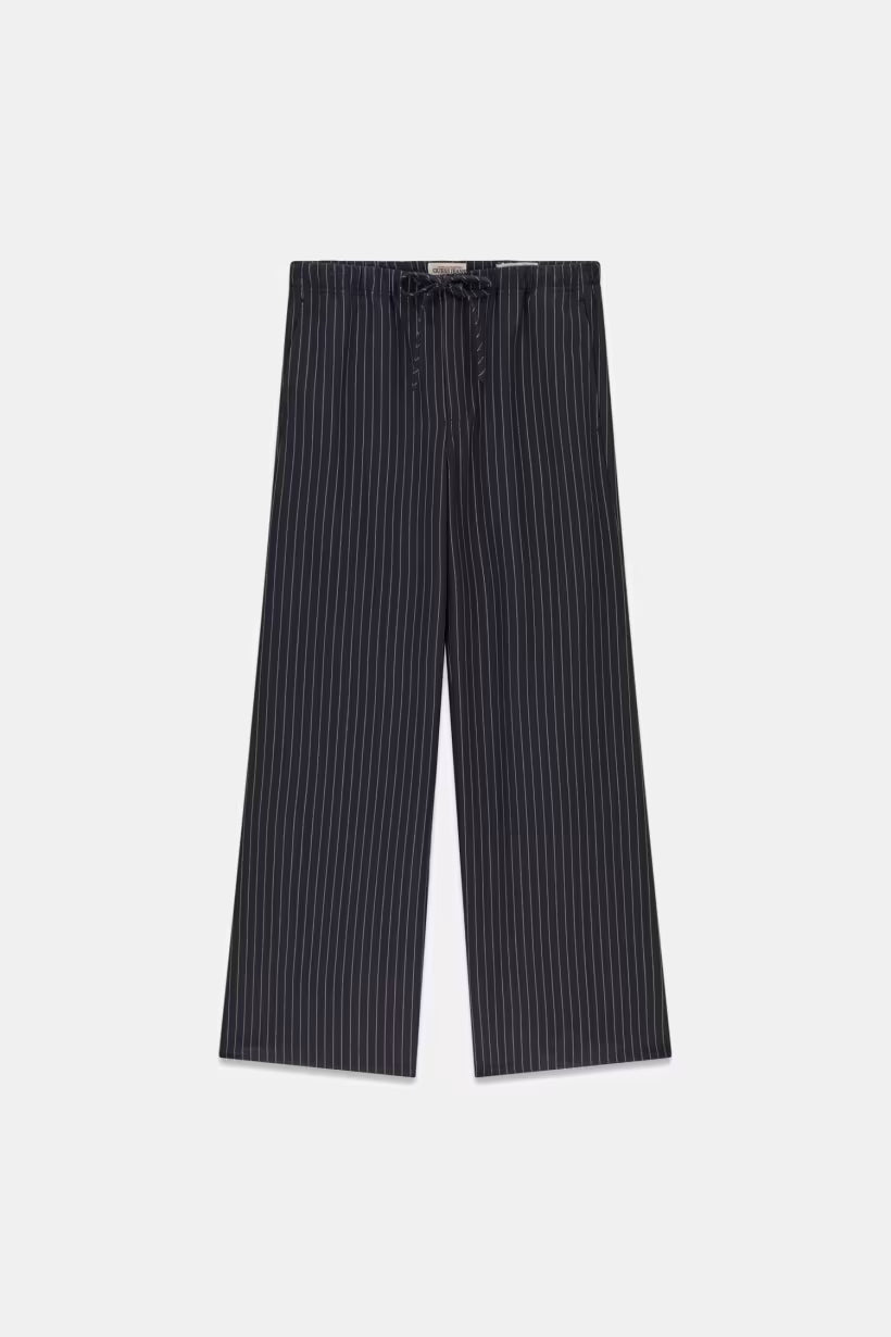 Pantaloni Guess W6YB08W2829 GJ PULL-ON PINSTRIPE WIDE LEG