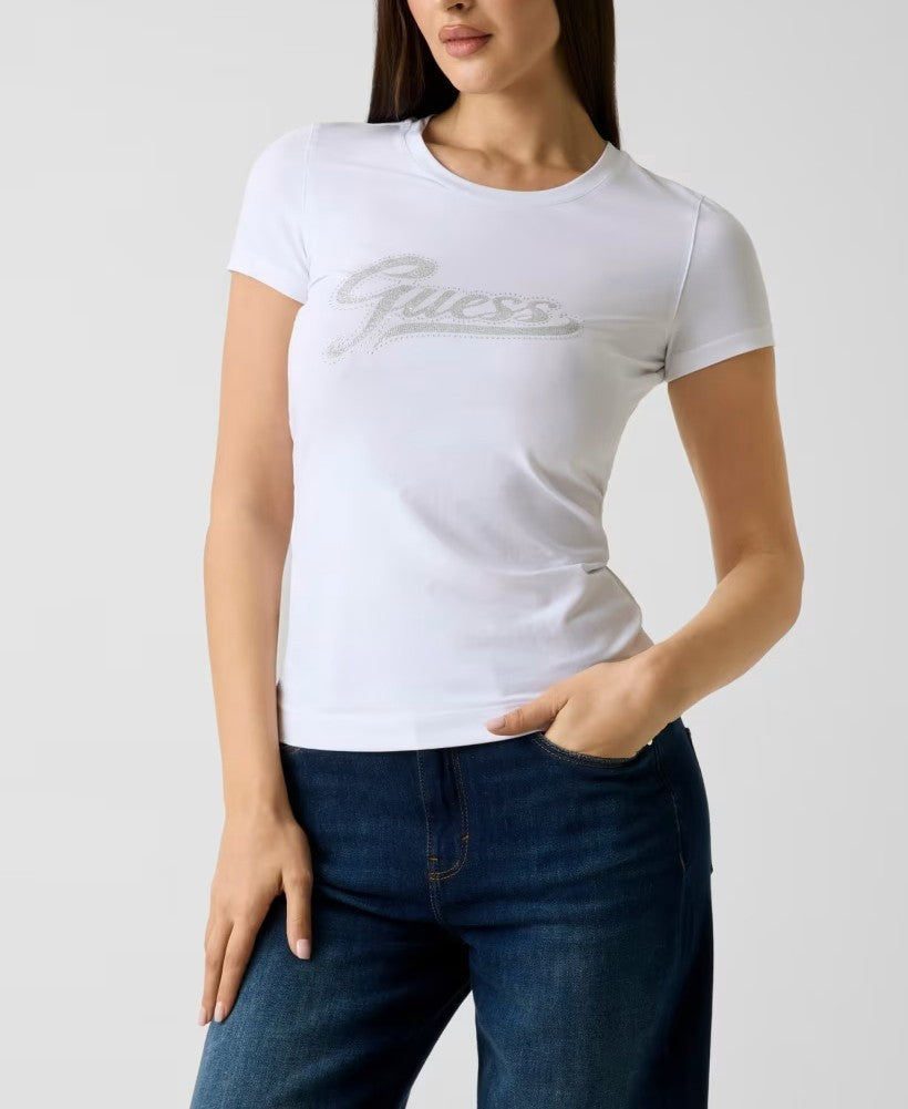 T-shirt Guess W6YI21K4337 GLITTER LOGO TEE