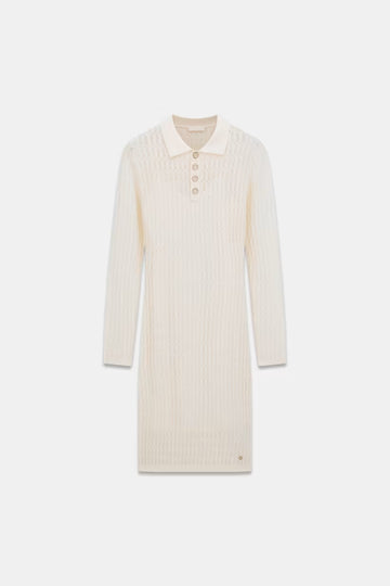 Vestiti Guess W6YK31Z0954 LS POLO MELISSA SWTR DRESS