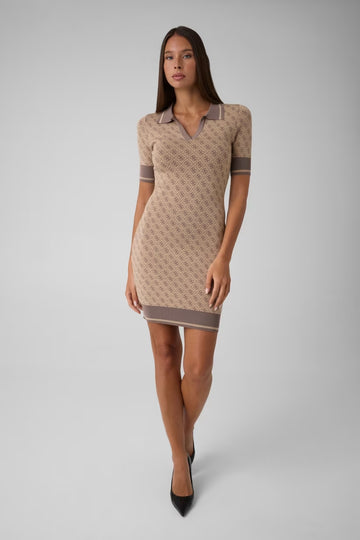 Vestiti Guess W6YK32Z0963 SS LISE 4G LOGO POLO STWR DRESS