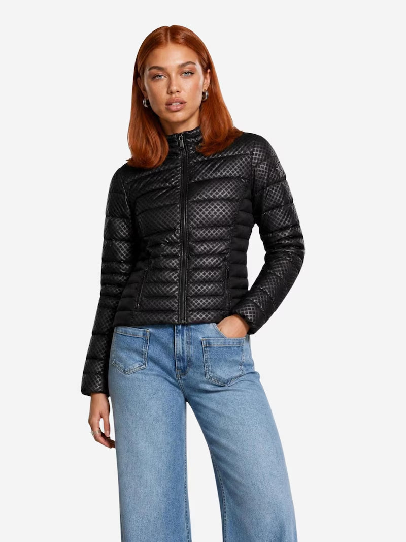 Giubbotti Guess W6YL16W2891 NEW VONA BLOCK EMBOSSED