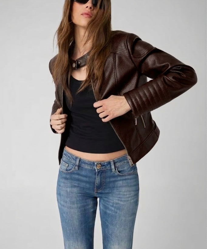 Giubbotti Guess W6YL25W2914 MARLENE CARIBOU MOTO