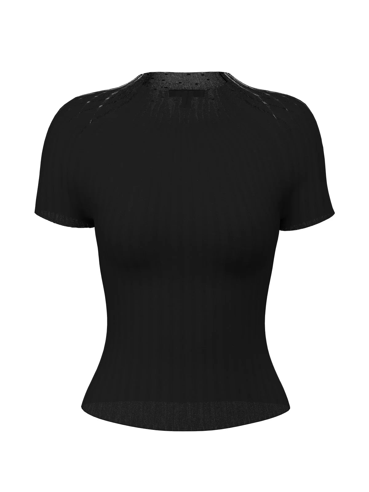 Maglia Guess W6YR31Z1023 SS SHEER YOKE PERILLA RIBBE