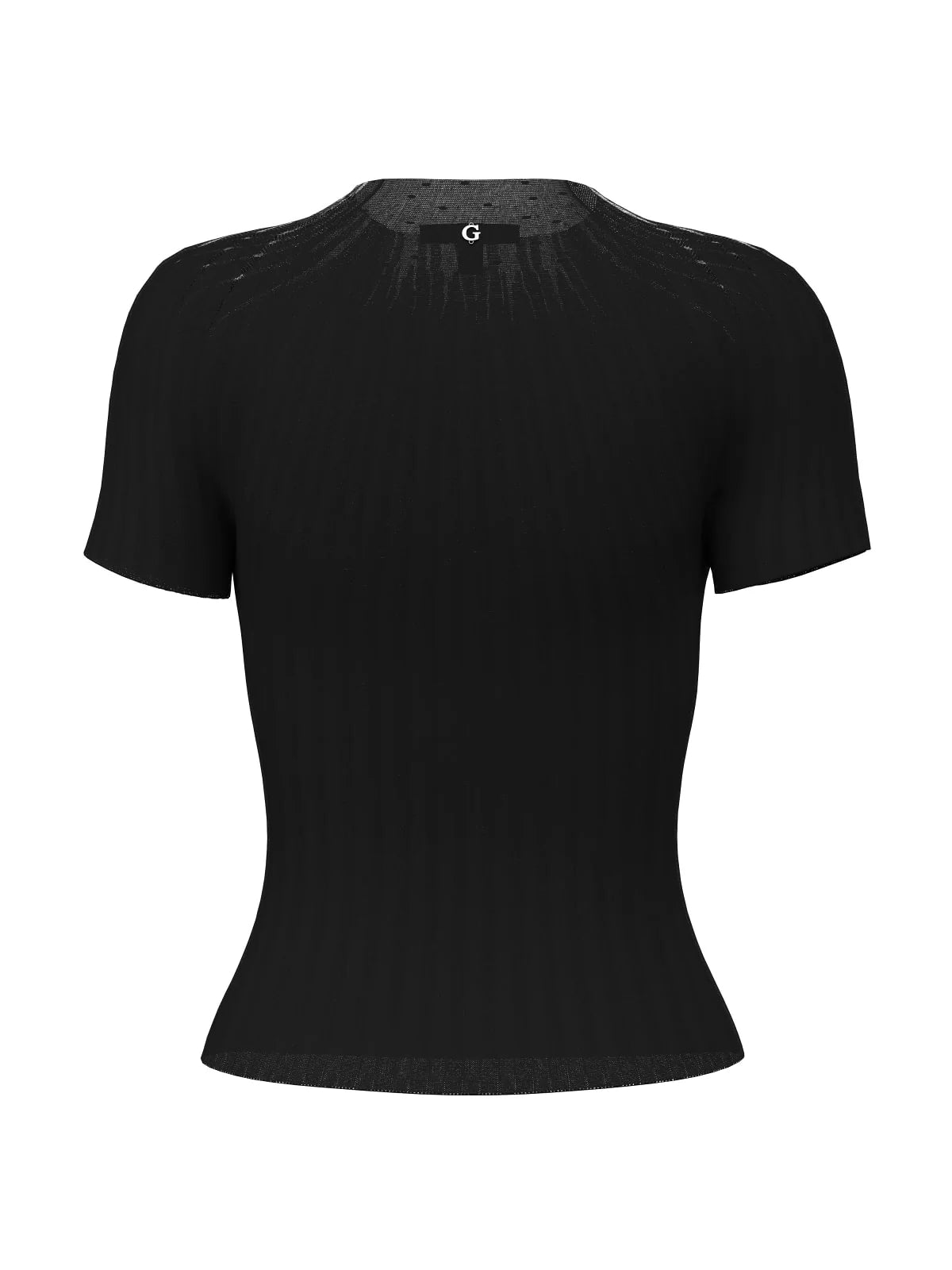 Maglia Guess W6YR31Z1023 SS SHEER YOKE PERILLA RIBBE