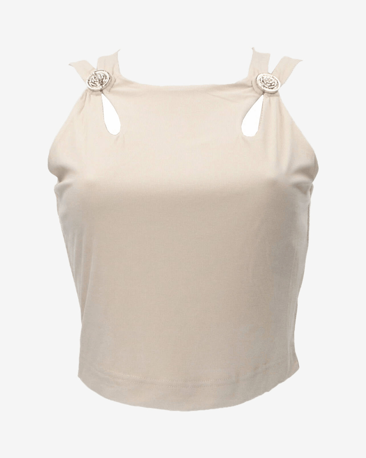 Top ZAMA CUT OUT DETAILS CROP TOP