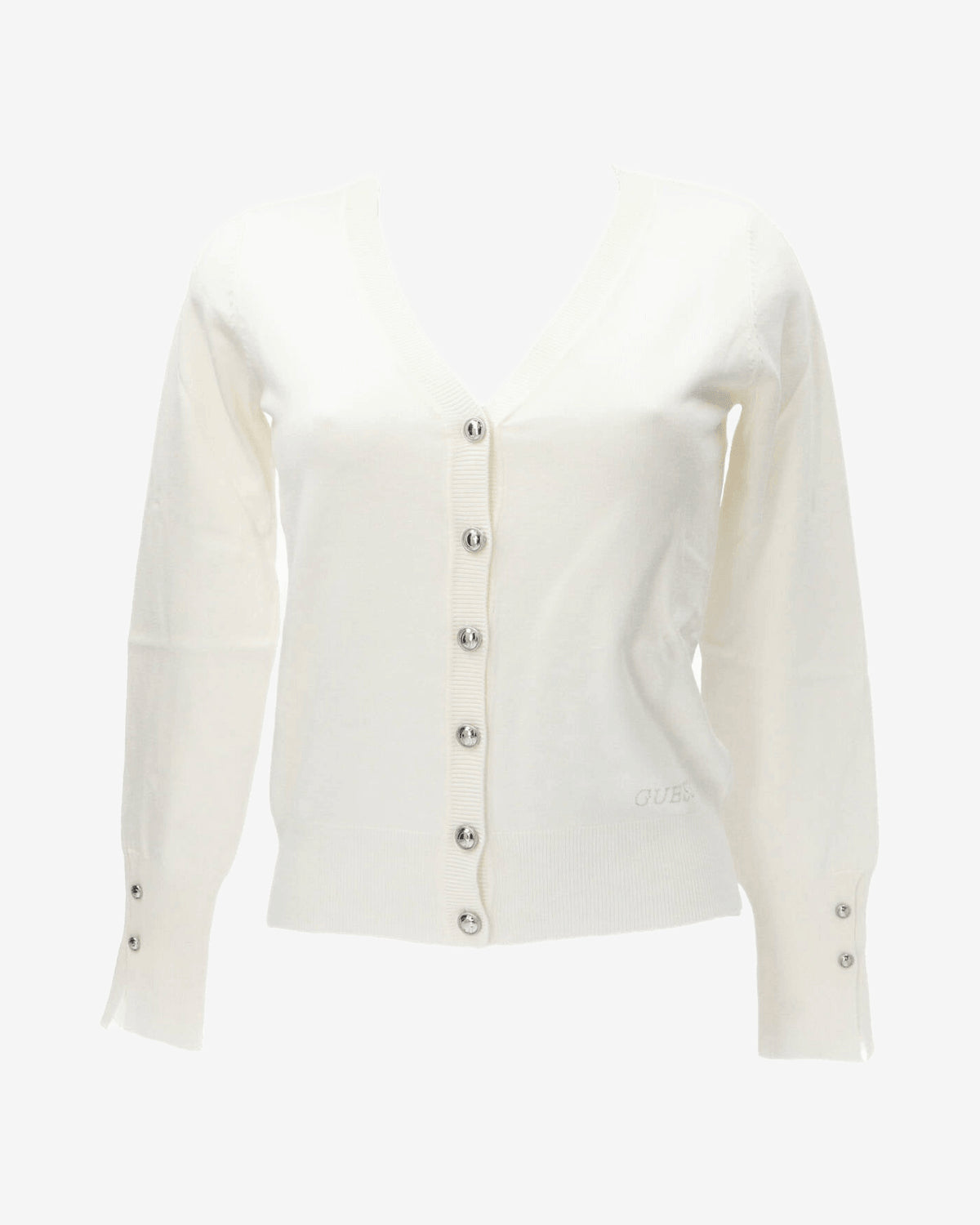 Cardigan Guess Nero Cotone Donna