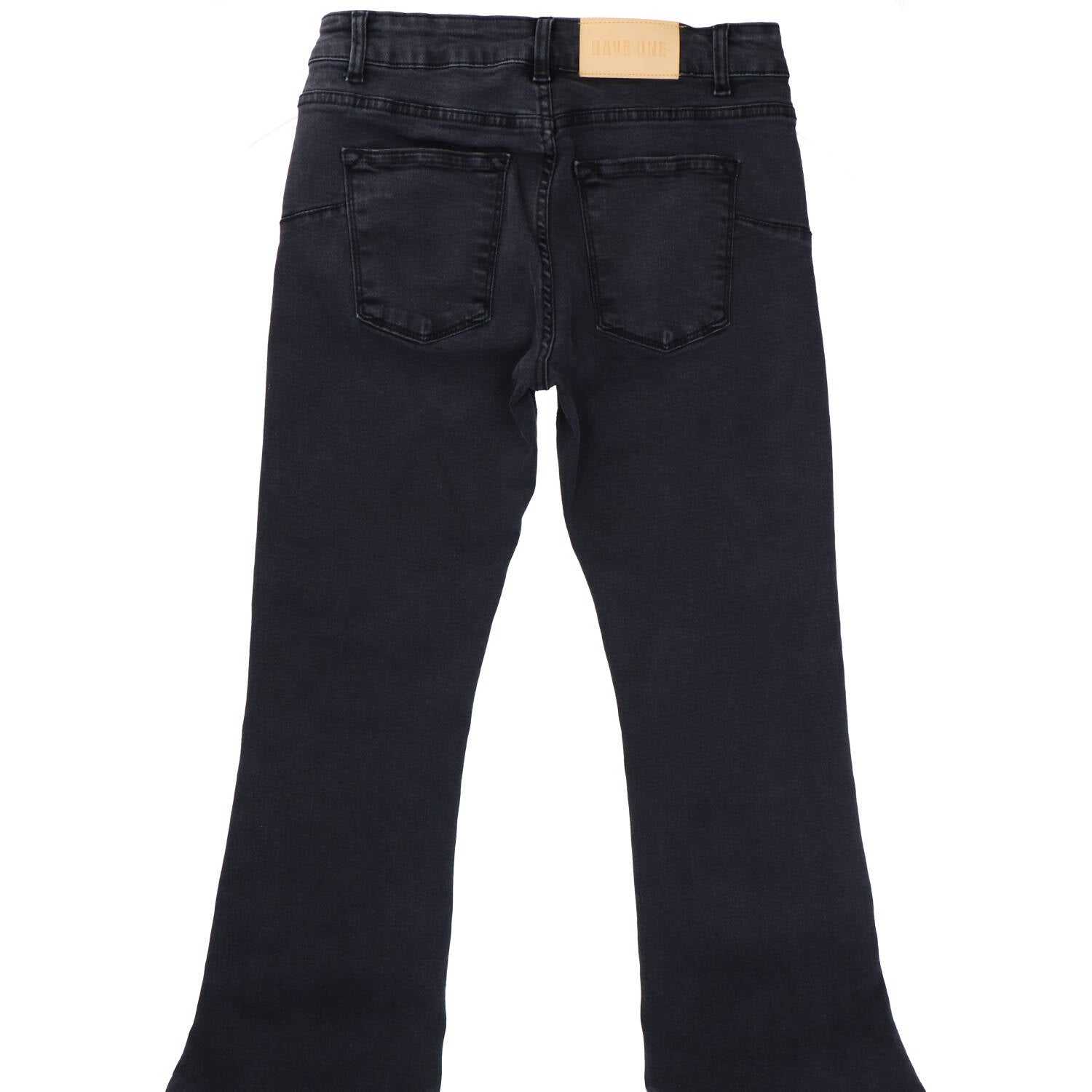 Jeans PANTALONE ZAMPA BOTTONE GIOIELLO