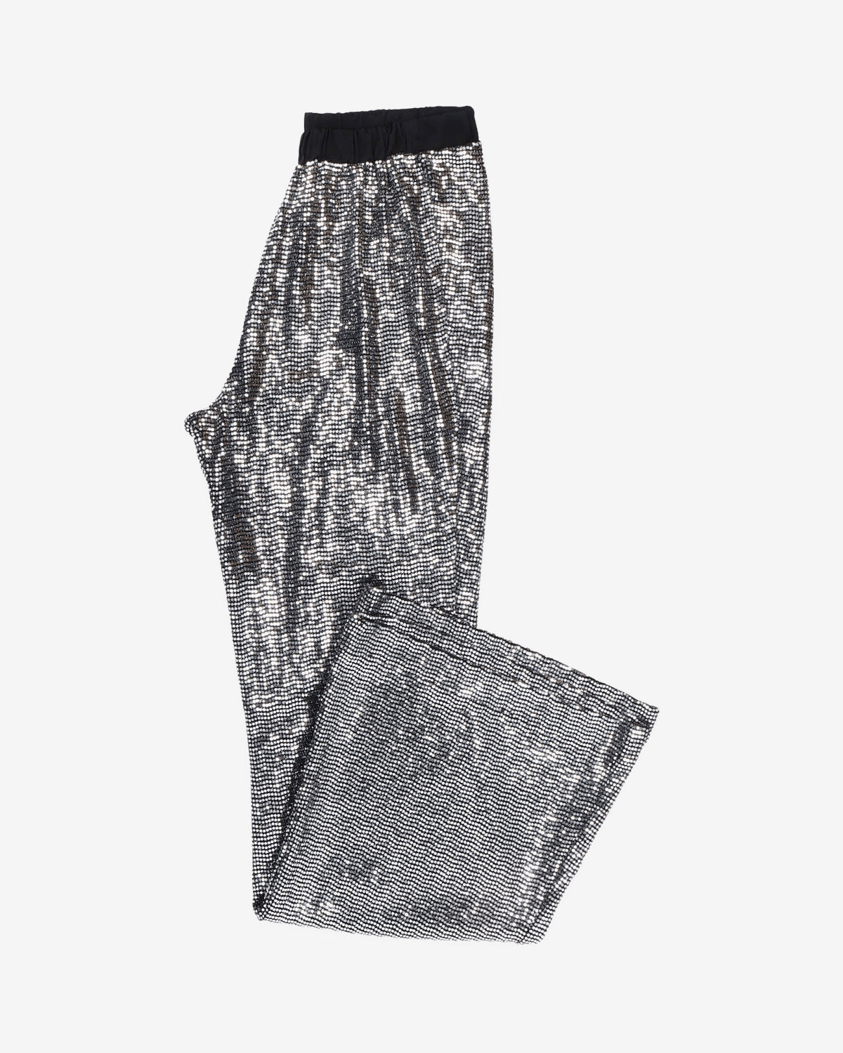 Pantaloni PANTALONE ZAMPA PAILLETTES