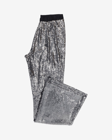 Pantaloni PANTALONE ZAMPA PAILLETTES