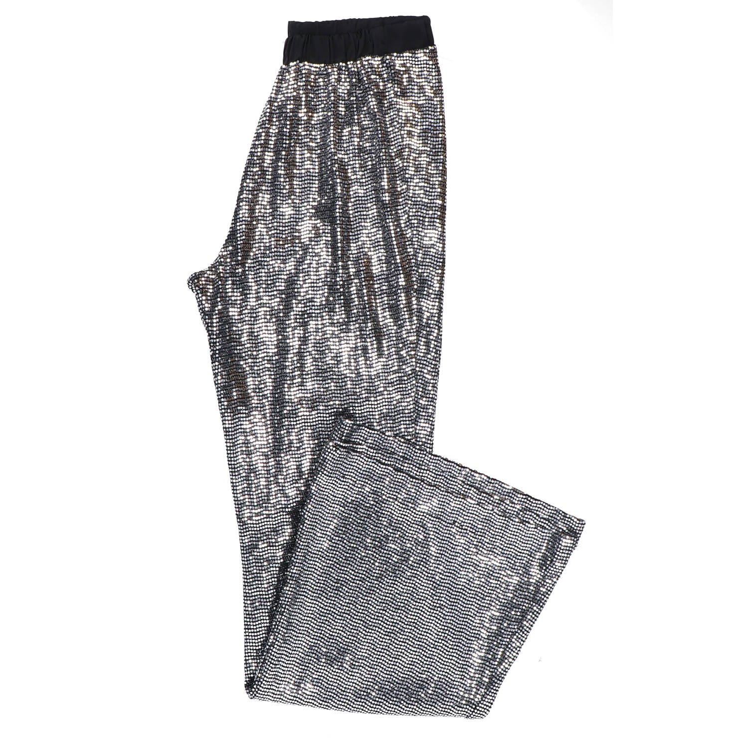 Pantaloni PANTALONE ZAMPA PAILLETTES