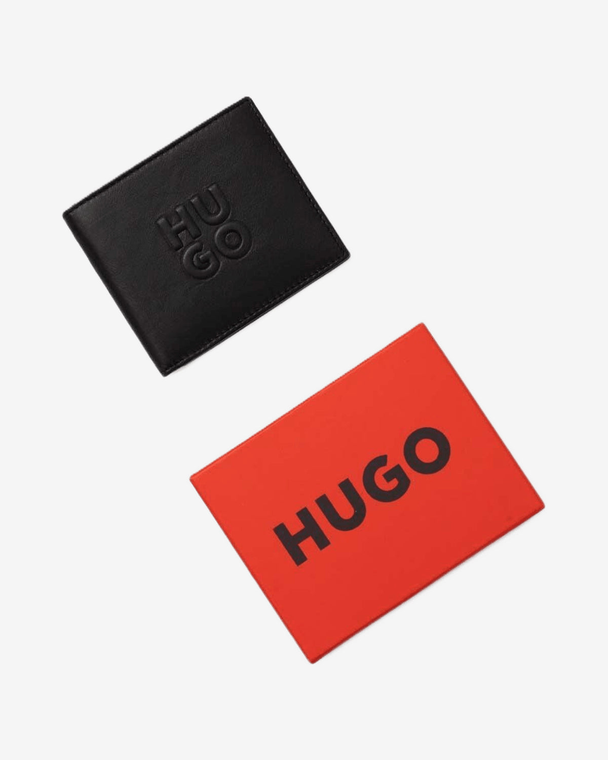 Hugo Portafogli Nero 8 Tasche Uomo