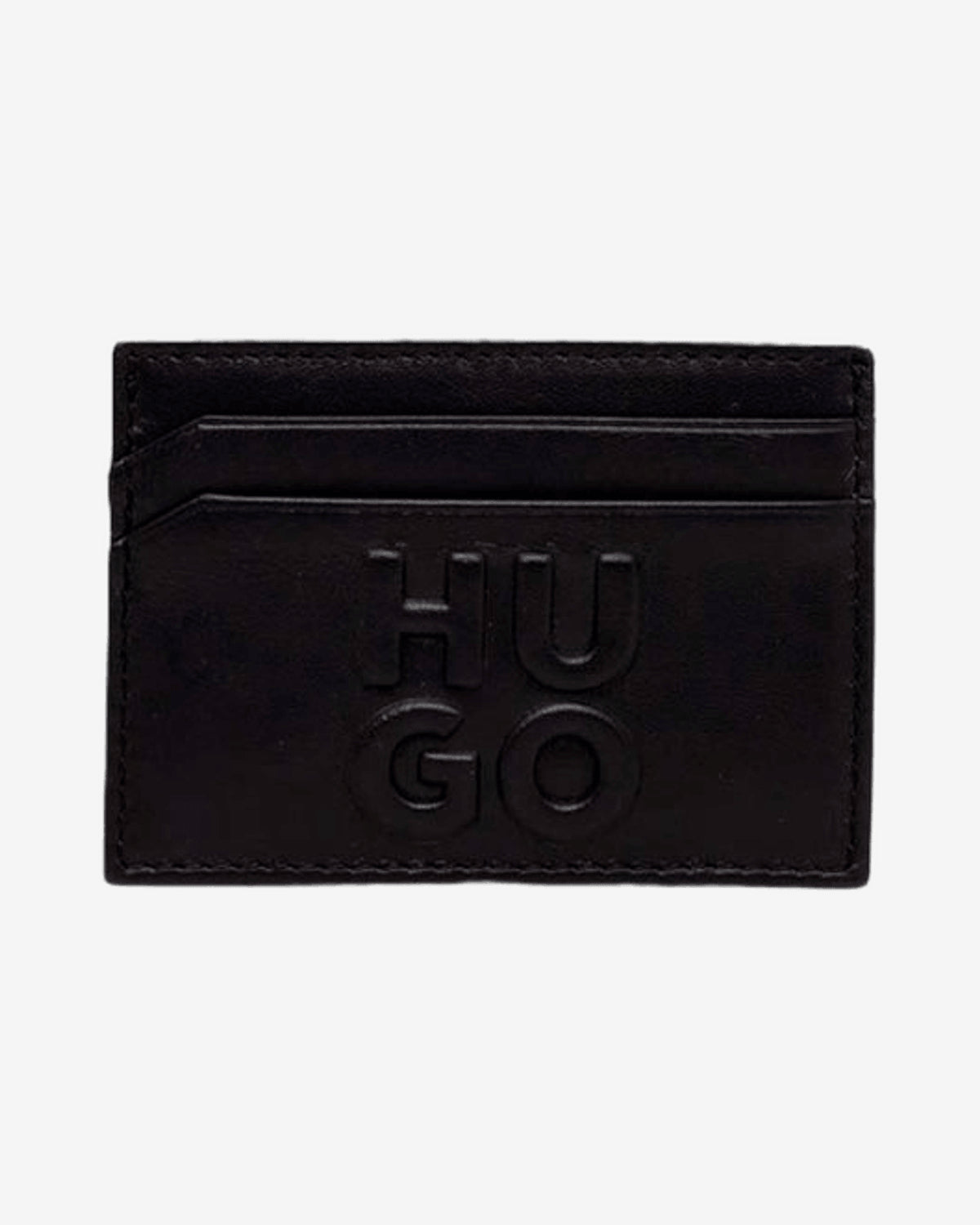 Portacarte Hugo Pelle Nero Uomo