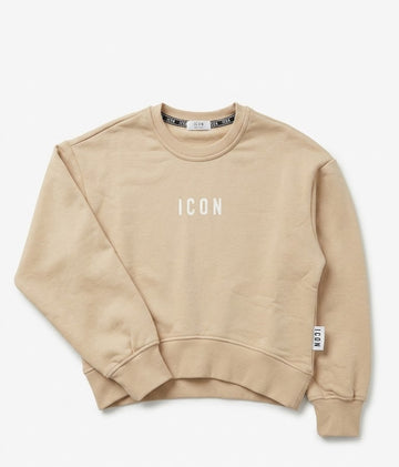 Felpe Icon IDF006C CROPPED LOGO PICCOLO