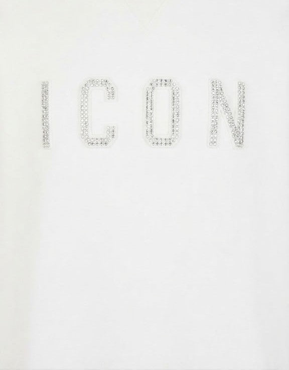 Felpe Icon IDF034 CROPPED EMBOSSED STRASS