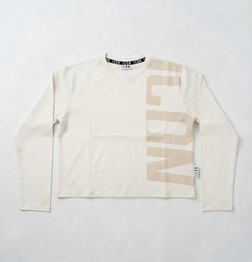 Felpe Icon IDM012 GIROCOLLO CROPPED STRIPE