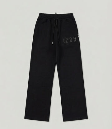 Pantaloni Icon IDP018 GAMBA LARGA LOGO STRASS