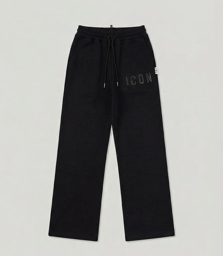 Pantaloni Icon IDP018 GAMBA LARGA LOGO STRASS