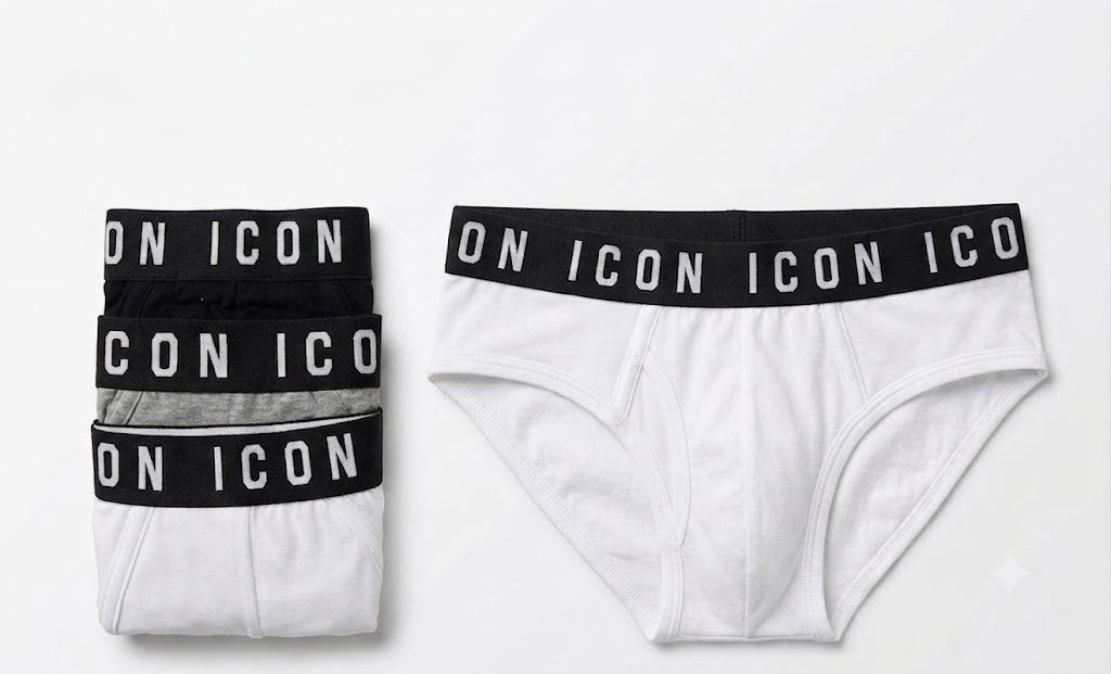 Intimo Icon IMU08 SLIP 3PACK LOGO CONTRASTO