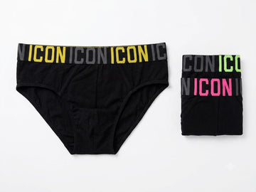 Intimo Icon IMU14 SLIP 3PACK LOGO FLUO VARI OLORI